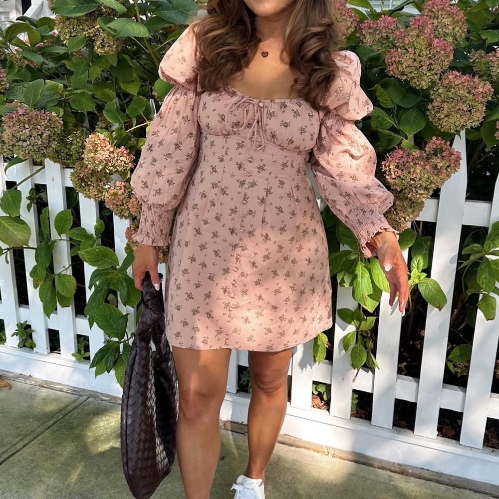 STORIA pink floral dress